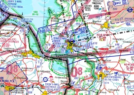 Gebietsdarstellung ID 151 Emsmarsch von Leer bis Emden ICAO 2022