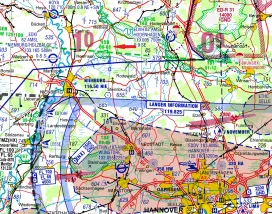 Gebietsdarstellung ID 159 Lichtenmoor ICAO 2022