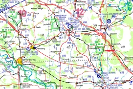 Gebietsdarstellung ID 230 Königsberger See ICAO 2022