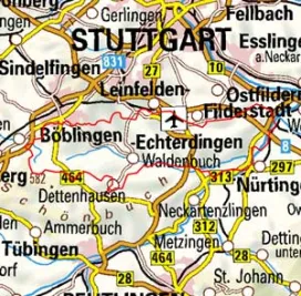 Abgrenzung der Landschaft "Filder Nördlicher Schönbuch" (10402)