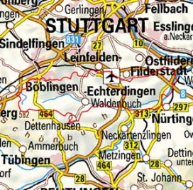 Abgrenzung der Landschaft "Filder Nördlicher Schönbuch" (10402)