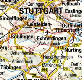Abgrenzung der Landschaft "Filder Nördlicher Schönbuch" (10402) Abgrenzung der Landschaft "Filder Nördlicher Schönbuch" (10402)