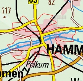 Abgrenzung der Landschaft "Hamm" (107)