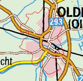 Abgrenzung der Landschaft "Oldenburg" (109) Abgrenzung der Landschaft "Oldenburg" (109)