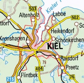 Abgrenzung der Landschaft "Kiel" (112) Abgrenzung der Landschaft "Kiel" (112)