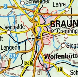 Abgrenzung der Landschaft "Braunschweig" (115)