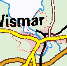 Abgrenzung der Landschaft "Wismar" (117)