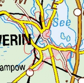 Abgrenzung der Landschaft "Schwerin" (118)