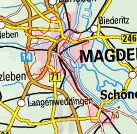 Abgrenzung der Landschaft "Magdeburg" (120)