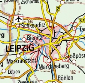 Abgrenzung der Landschaft "Leipzig" (122)