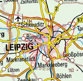 Abgrenzung der Landschaft "Leipzig" (122) Abgrenzung der Landschaft "Leipzig" (122)