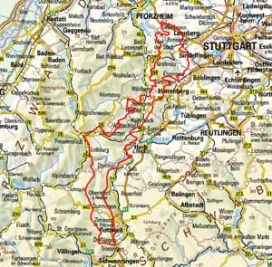 Abgrenzung der Landschaft "Westliche Obere Gäue (Heckengäu)" (12201) Abgrenzung der Landschaft "Westliche Obere Gäue (Heckengäu)" (12201)