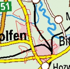 Abgrenzung der Landschaft "Bitterfeld" (123) Abgrenzung der Landschaft "Bitterfeld" (123)