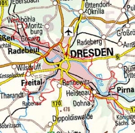 Abgrenzung der Landschaft "Dresden" (126) Abgrenzung der Landschaft "Dresden" (126)