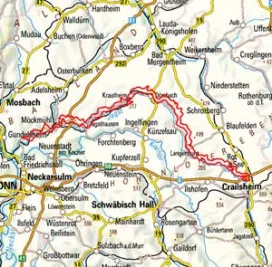 Abgrenzung der Landschaft "Jagsttal" (12603)