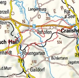 Abgrenzung der Landschaft "Mittlere Hohenloher-Haller Ebene" (12703) Abgrenzung der Landschaft "Mittlere Hohenloher-Haller Ebene" (12703)