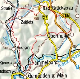 Abgrenzung der Landschaft "Sinn-Schondra-Südrhön und Neuwirtshauser Forst" (14001) Abgrenzung der Landschaft "Sinn-Schondra-Südrhön und Neuwirtshauser Forst" (14001)