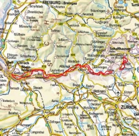 Abgrenzung der Landschaft "Hochrhein" (16000)