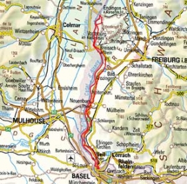 Abgrenzung der Landschaft "Auenbereich der Markgräfler Rheinebene" (20002) Abgrenzung der Landschaft "Auenbereich der Markgräfler Rheinebene" (20002)