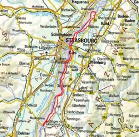 Abgrenzung der Landschaft "Offenburger Rheinaue" (21002)