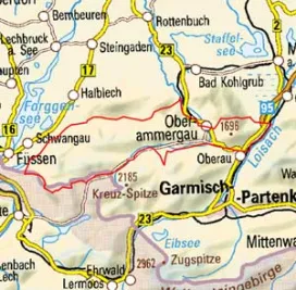 Abgrenzung der Landschaft "Klammspitzkamm und Ettaler Mandl" (2200)