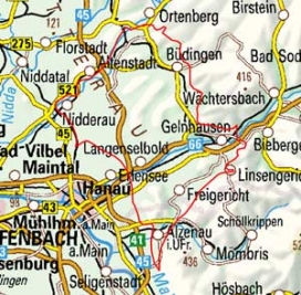 Abgrenzung der Landschaft "Ronneburger Hügelland" (23301) Abgrenzung der Landschaft "Ronneburger Hügelland" (23301)