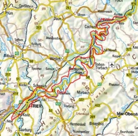 Abgrenzung der Landschaft "Moseltal (Schiefergebirgs-Moseltal)" (25000)