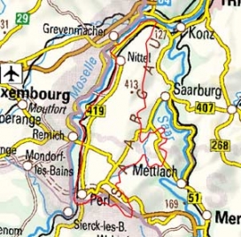 Abgrenzung der Landschaft "Mosel-Saar-Gau" (26001) Abgrenzung der Landschaft "Mosel-Saar-Gau" (26001)