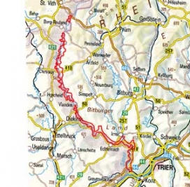 Abgrenzung der Landschaft "Sauertal und Ourtal" (26103)