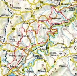 Abgrenzung der Landschaft "Moseleifel" (27001) Abgrenzung der Landschaft "Moseleifel" (27001)