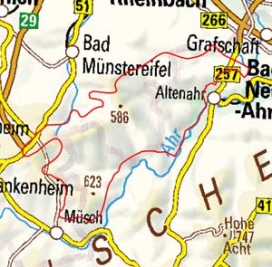 Abgrenzung der Landschaft "Nördliche Ahreifel" (27202) Abgrenzung der Landschaft "Nördliche Ahreifel" (27202)