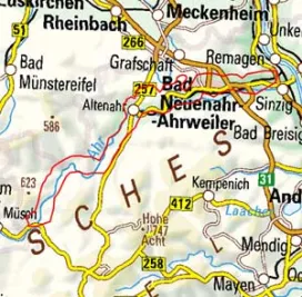 Abgrenzung der Landschaft "Ahrtal" (27203)