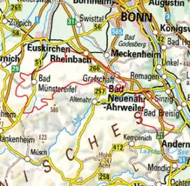 Abgrenzung der Landschaft "Münstereifeler Wald" (27401)