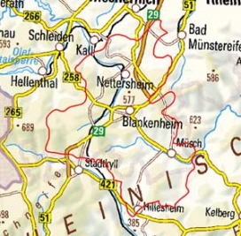 Abgrenzung der Landschaft "Nördliche Kalkeifel" (27601)