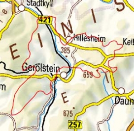 Abgrenzung der Landschaft "Nördliche Vulkaneifel" (27602)