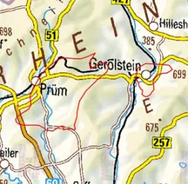 Abgrenzung der Landschaft "Südliche Kalkeifel" (27603)