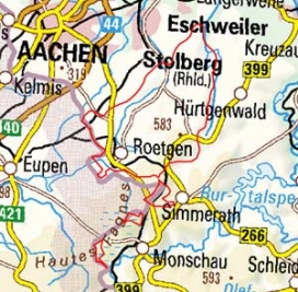 Abgrenzung der Landschaft "Hohes Venn" (28301)