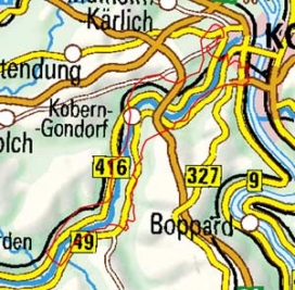 Abgrenzung der Landschaft "Unteres Moseltal" (29103) Abgrenzung der Landschaft "Unteres Moseltal" (29103)