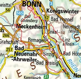 Abgrenzung der Landschaft "Rhein-Ahr-Terrassen und Linzer Terrasse" (29201) Abgrenzung der Landschaft "Rhein-Ahr-Terrassen und Linzer Terrasse" (29201)