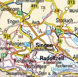 Abgrenzung der Landschaft "Hegäu" (3001)