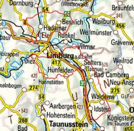 Abgrenzung der Landschaft "Limburger Becken und Idsteiner Senke" (30300) Abgrenzung der Landschaft "Limburger Becken und Idsteiner Senke" (30300)