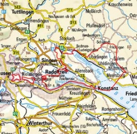 Abgrenzung der Landschaft "Westliches Bodenseebecken" (3101) Abgrenzung der Landschaft "Westliches Bodenseebecken" (3101)
