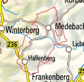 Abgrenzung der Landschaft "Medebacher Bucht" (33204)