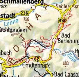 Abgrenzung der Landschaft "Wittgensteiner Kammer" (33303) Abgrenzung der Landschaft "Wittgensteiner Kammer" (33303)