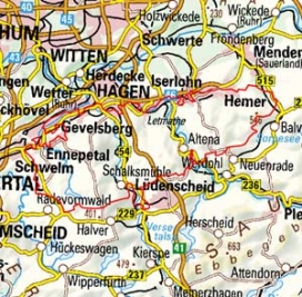 Abgrenzung der Landschaft "Altenaer Sattel" (33601)