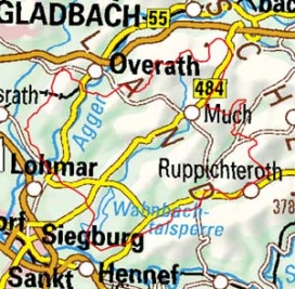 Abgrenzung der Landschaft "Agger-Sülz-Hochflächen Mucher Hochflächen Brölhochfläche Wahlscheid-Seelscheider Lössgebiet" (33803) Abgrenzung der Landschaft "Agger-Sülz-Hochflächen Mucher Hochflächen Brölhochfläche Wahlscheid-Seelscheider Lössgebiet" (33803)