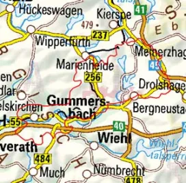 Abgrenzung der Landschaft "Oberaggerbergland Oberaggertal Heckberger Wald" (33901)