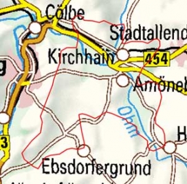 Abgrenzung der Landschaft "Amöneburger Becken" (34700)