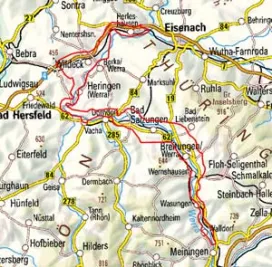 Abgrenzung der Landschaft "Werraaue Meiningen-Wartha" (35901)