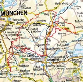 Abgrenzung der Landschaft "Rosenheimer und Wasserburger Hügelland" (3800) Abgrenzung der Landschaft "Rosenheimer und Wasserburger Hügelland" (3800)